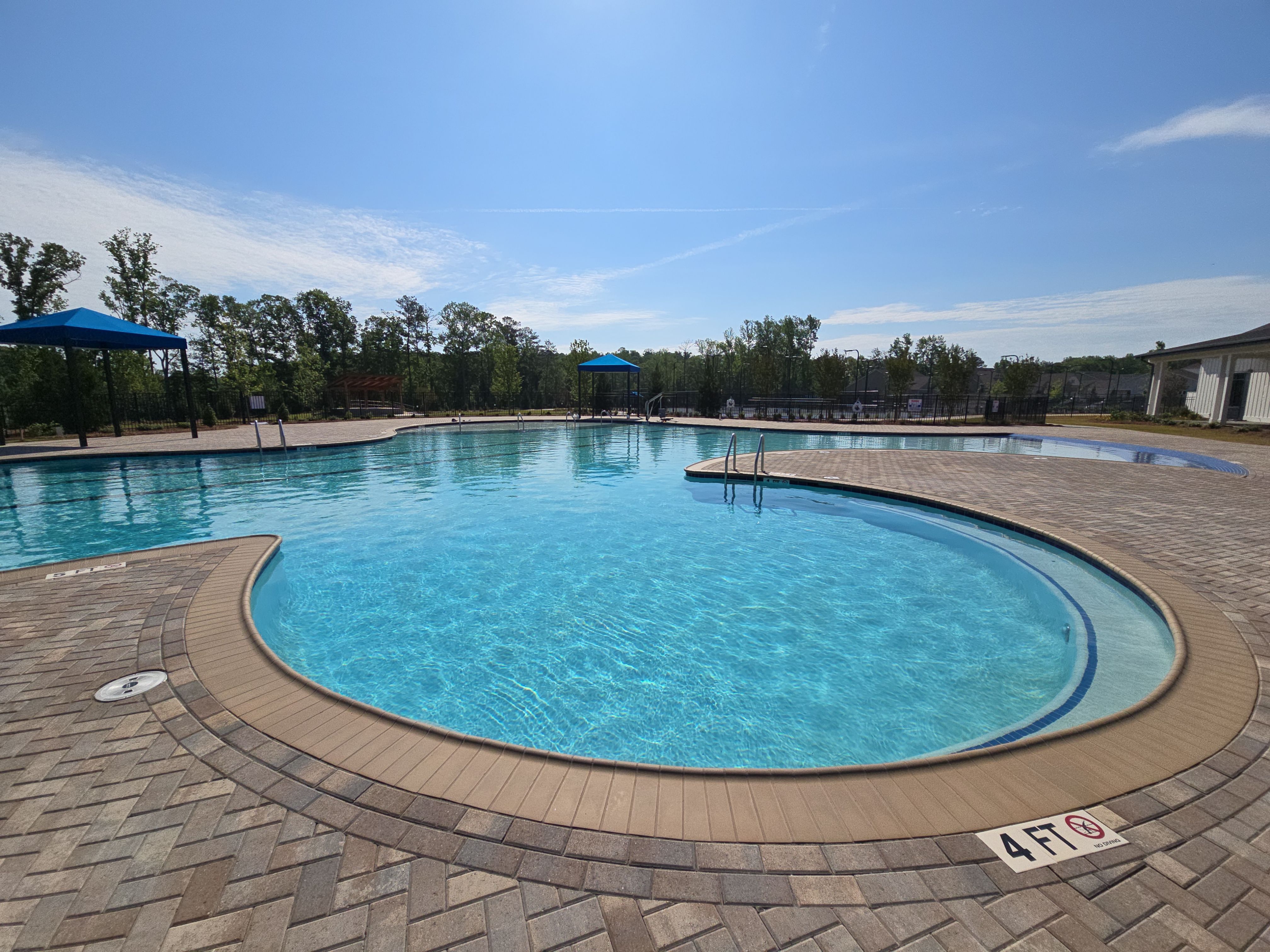 Commercial pool Boscoe's Pool and Spa view