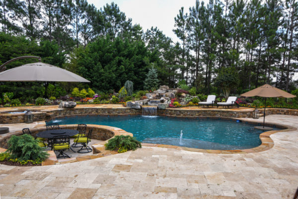 Pool renovation completed project